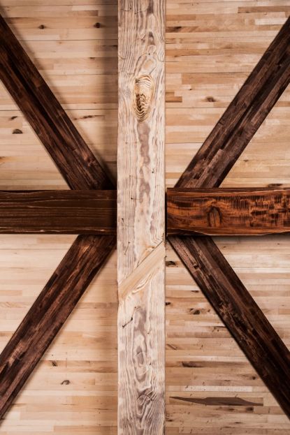Декоративные балки из дерева