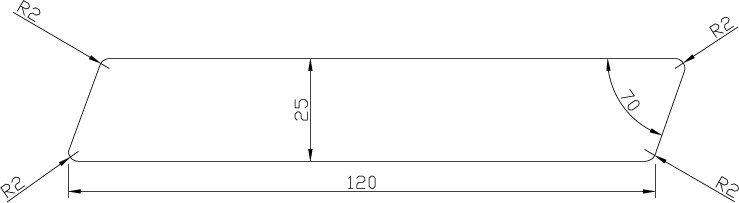Планкен фасадный термососна 25х120 от 1,0 до 2,0м