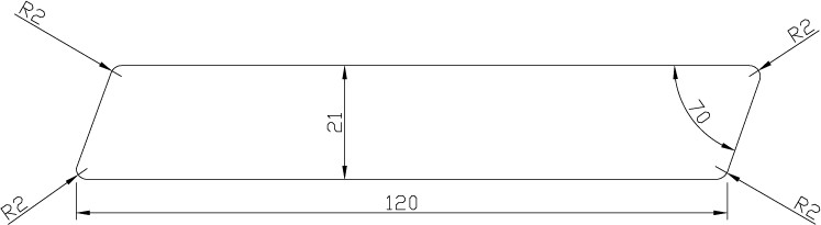 Планкен фасадный термососна 21х120 от 1,0 до 2,0м