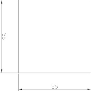 Брус монтажный термососна 55х55 3,0м